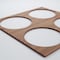Ekena Millwork Large Wembley Decorative Fretwork Wood Wall Panels, Walnut, 23 3/8"W x 23 3/8"H x 3/8"T WALW24X24X0375WEMWA - alternate 3